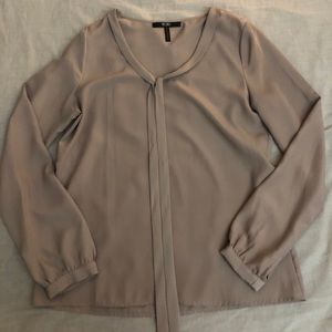 BCBG taupe blouse